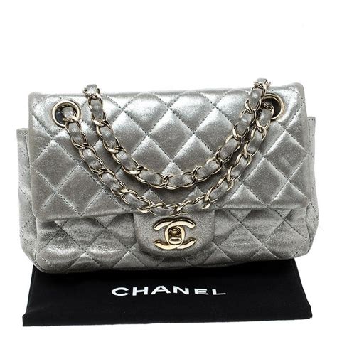 silver chanel bags